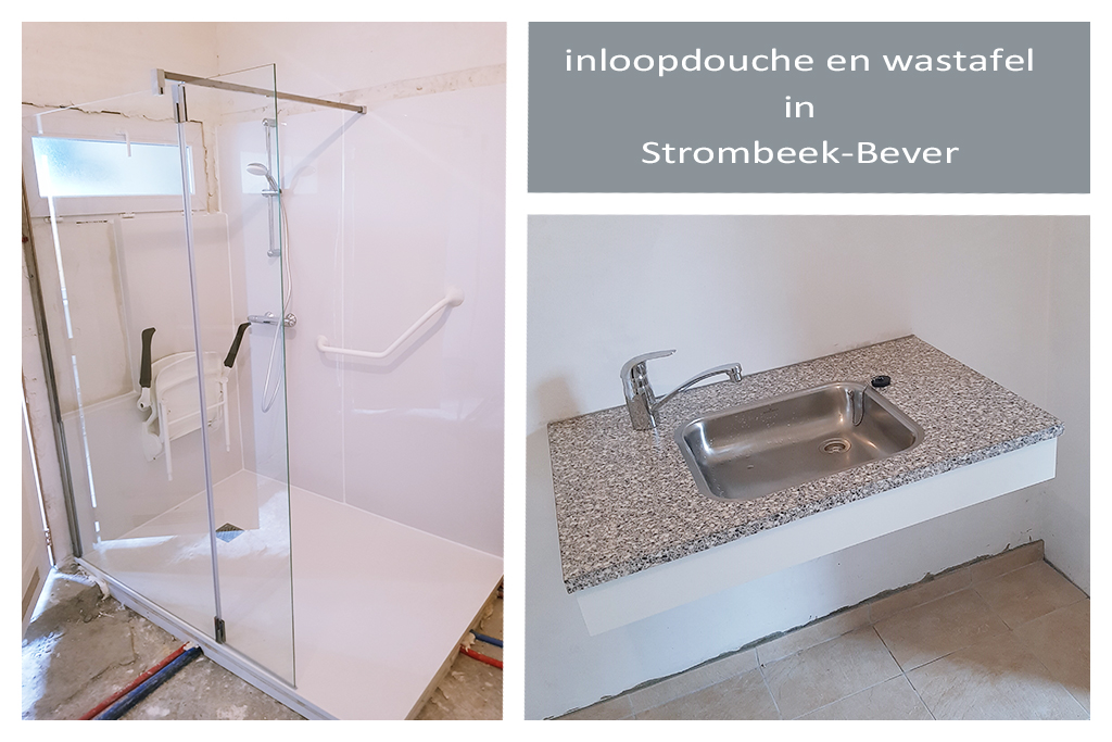 collage F07.1540 inloopdouche Strombeek